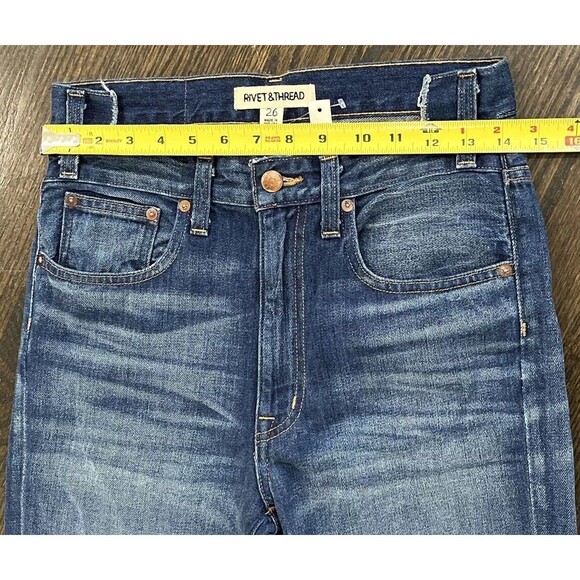 Rivet & Thread Women’s Rigid Skinny Jeans Step-Waist Edition Size 26 NWT - Picture 5 of 8